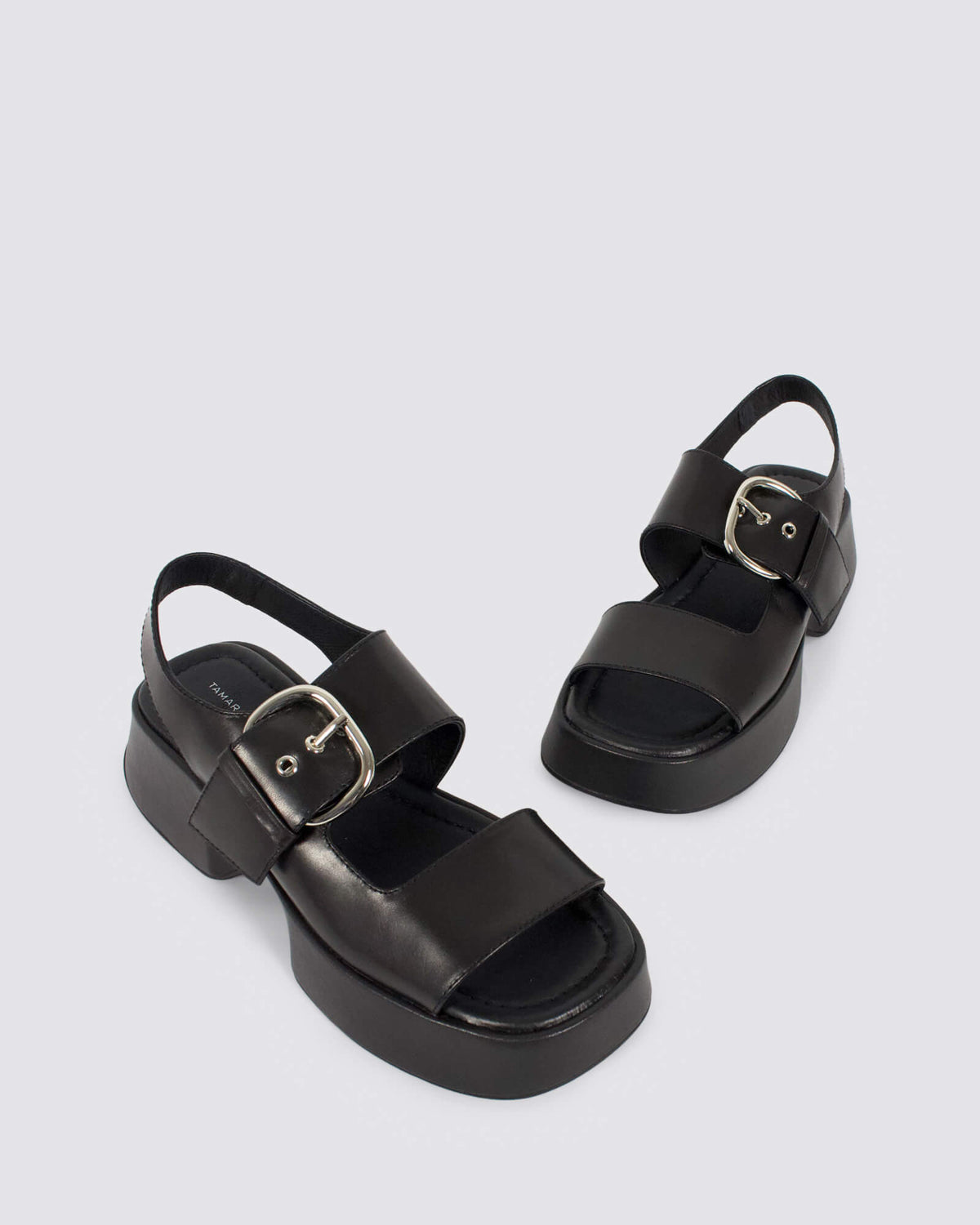 BIRAD PLATFORM SANDALS BLACK