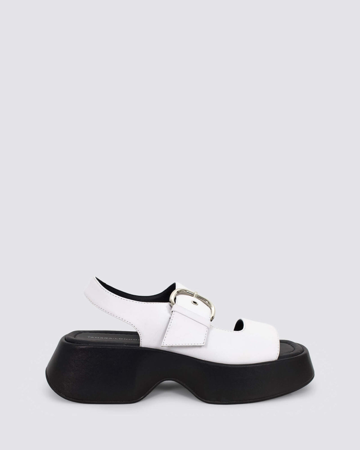 BIRAD PLATFORM SANDALS WHITE