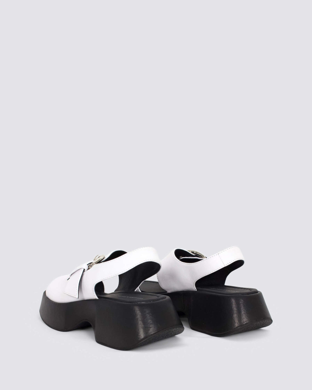 BIRAD PLATFORM SANDALS WHITE