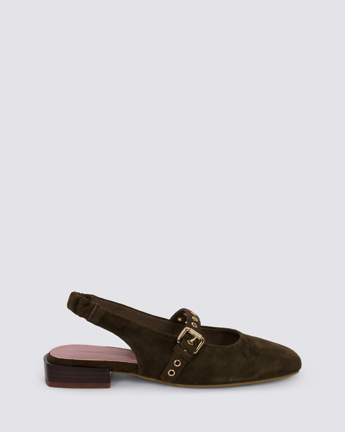 BLAST SLINGBACK FLATS CHOCOLATE SUEDE
