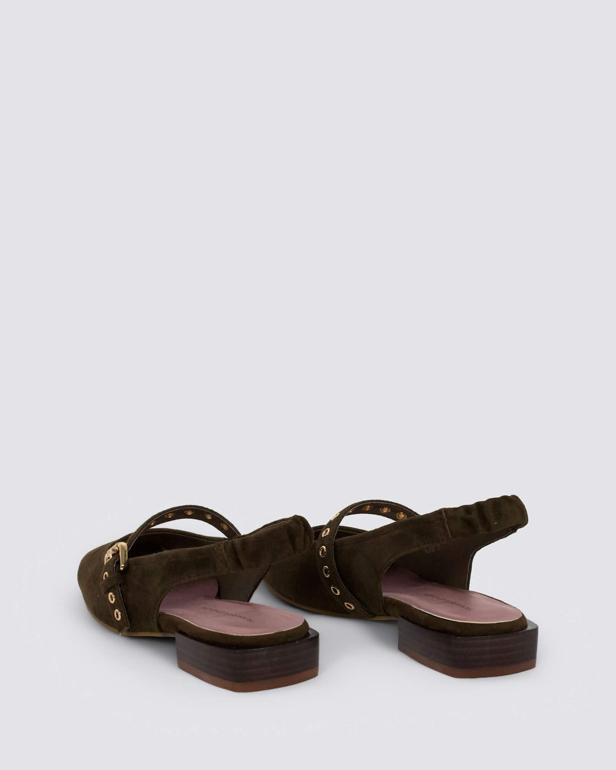 BLAST SLINGBACK FLATS CHOCOLATE SUEDE