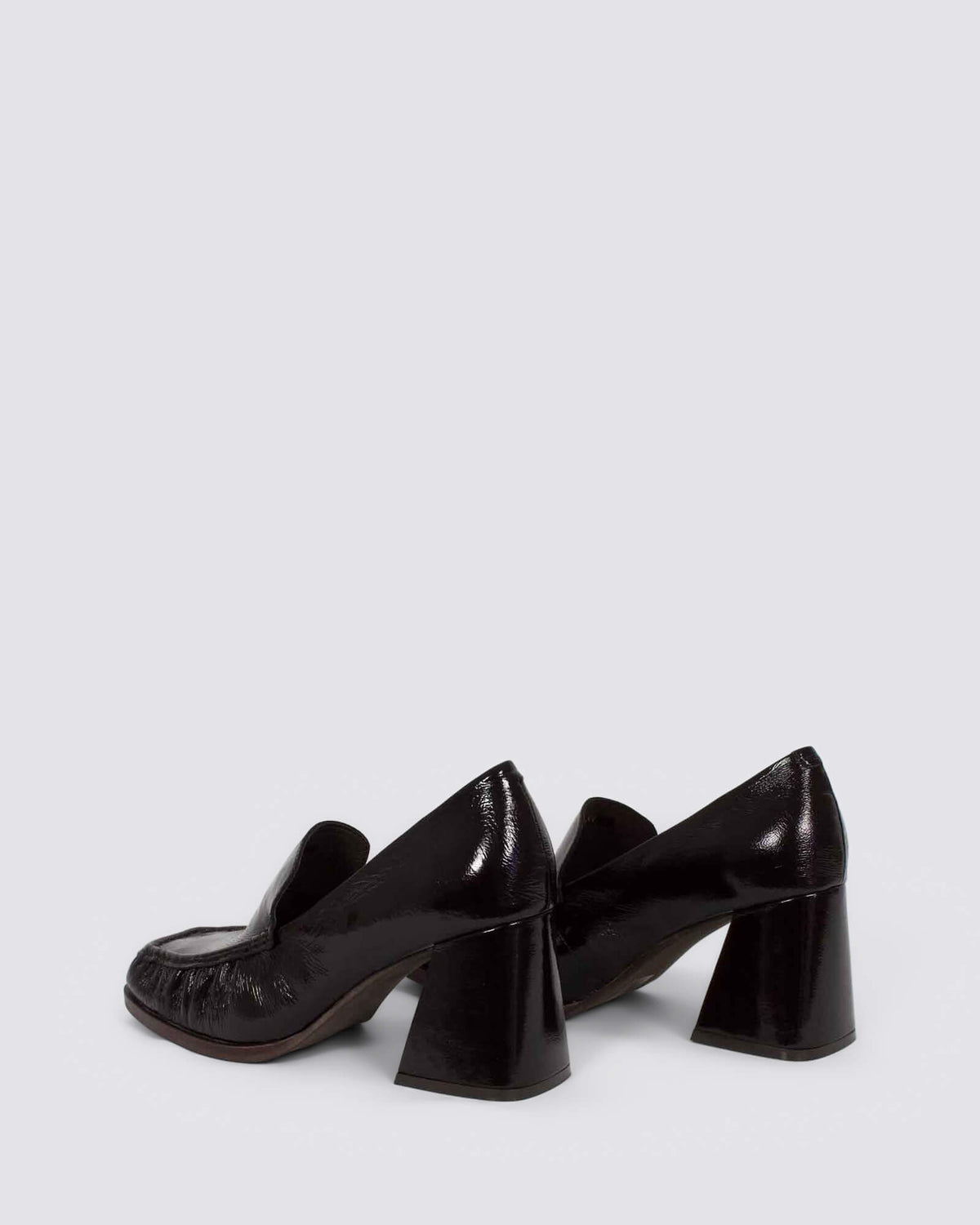 BOONE HEELS DARK CAFE PATENT