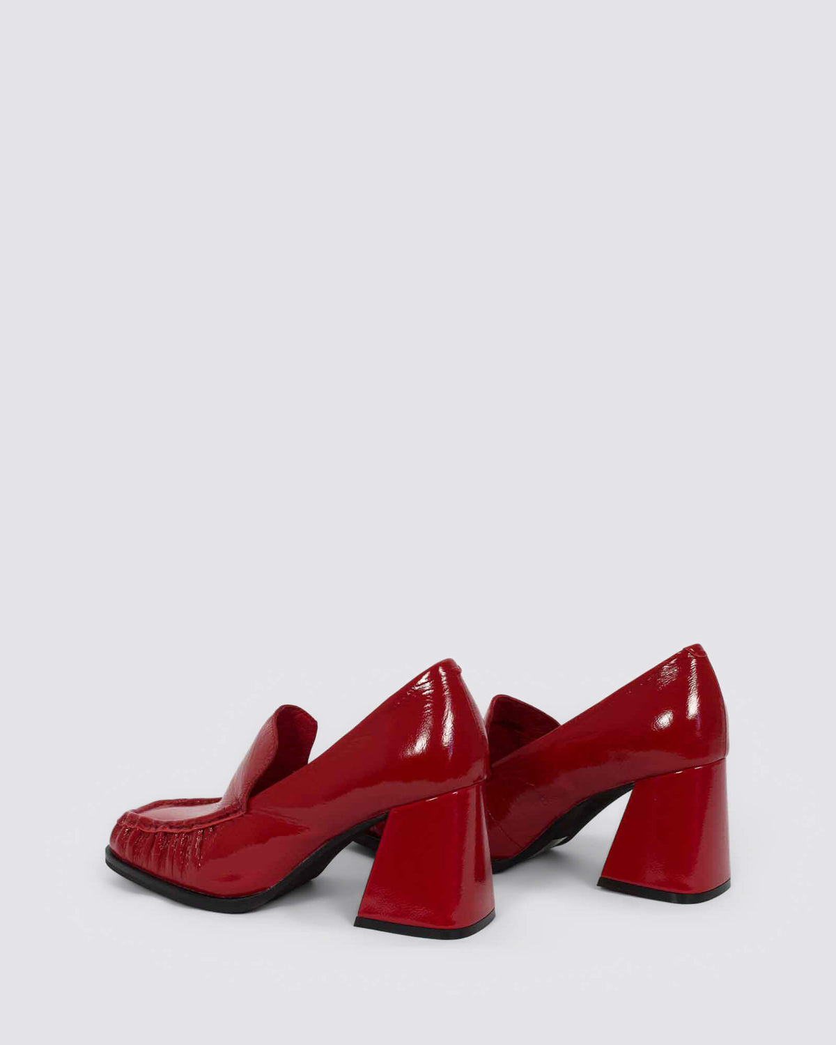 BOONE HEELS RED PATENT