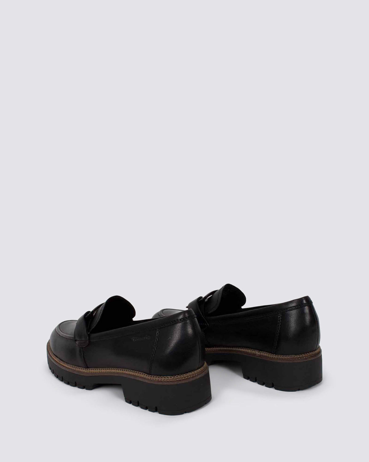 24722 LOAFERS BLACK LEATHER