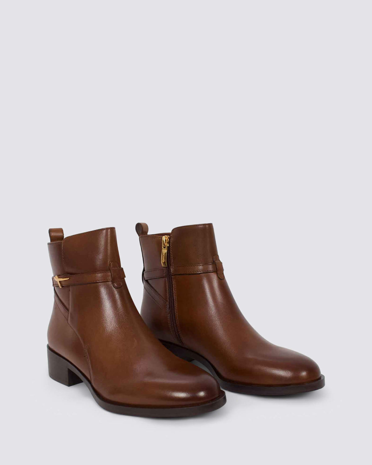 25321 ANKLE BOOTS COGNAC