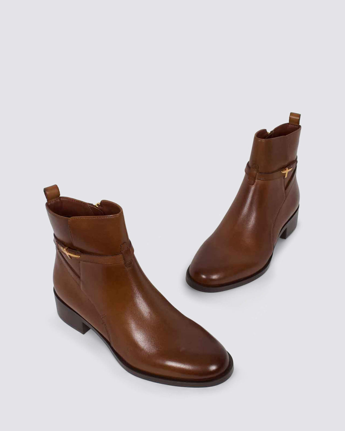 25321 ANKLE BOOTS COGNAC