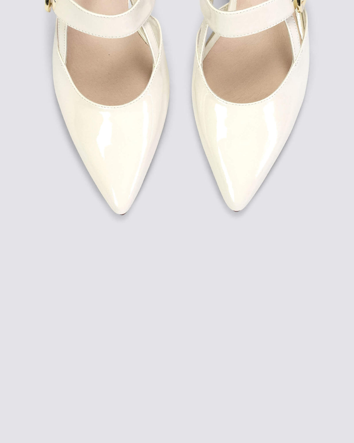 ASTEN SLINGBACK HEELS IVORY LEATHER