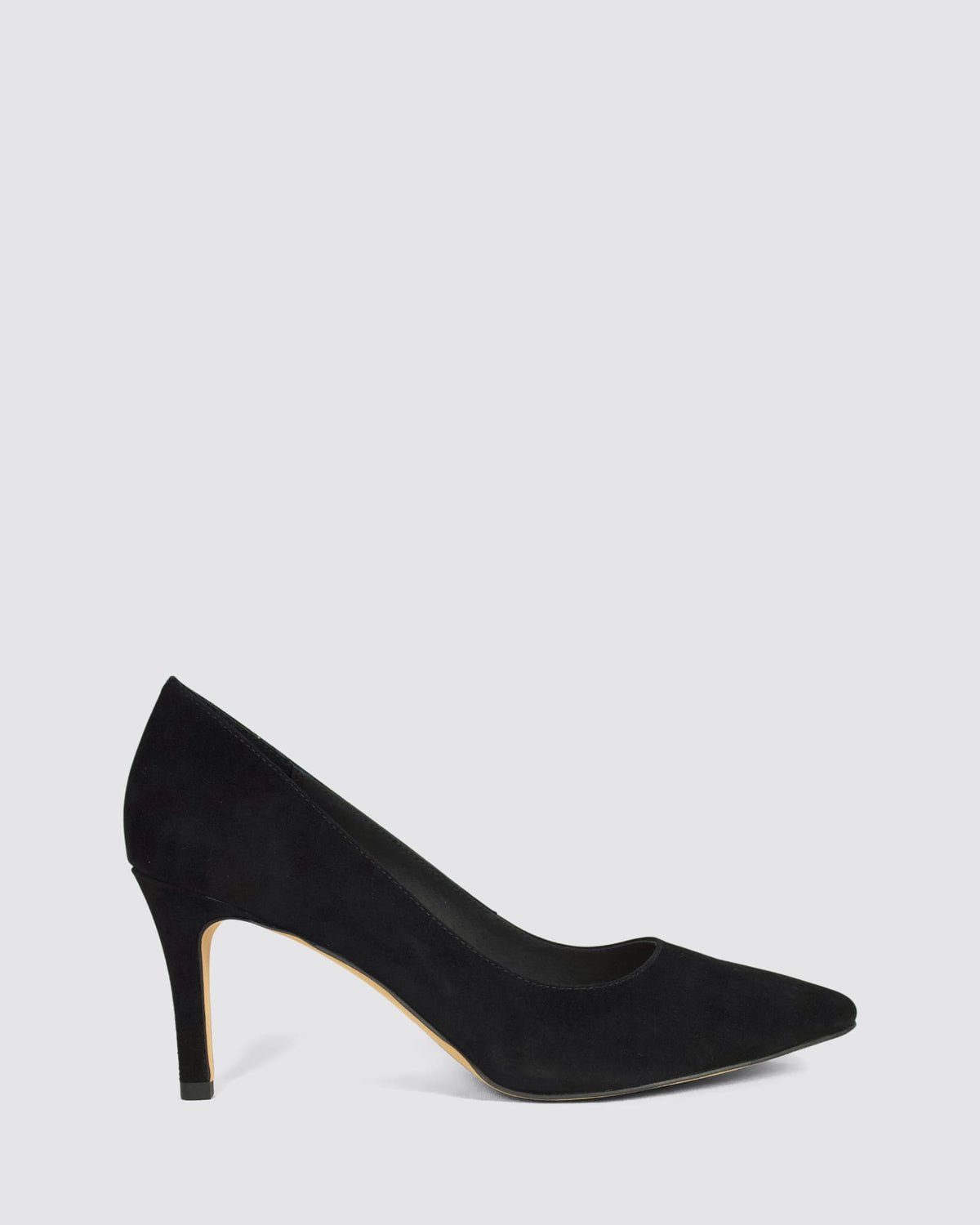 BARRIOS HEELS BLACK SUEDE