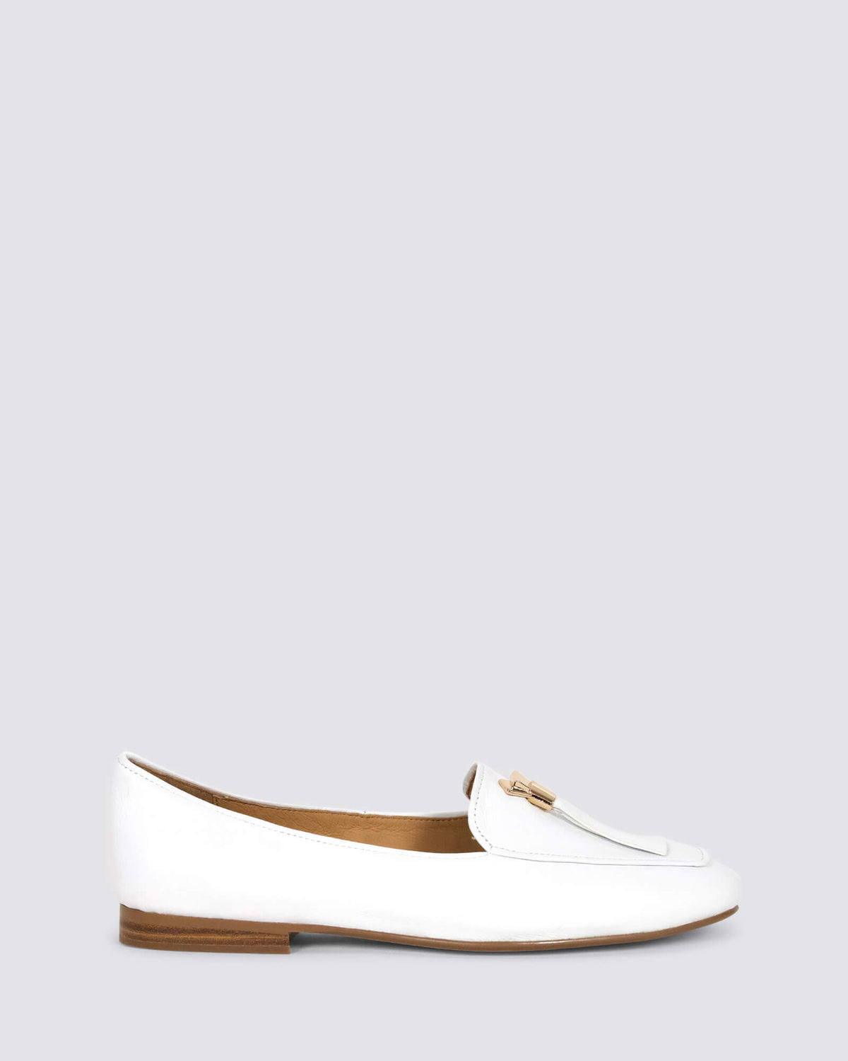 MIERELLA LOAFERS WHITE LEATHER