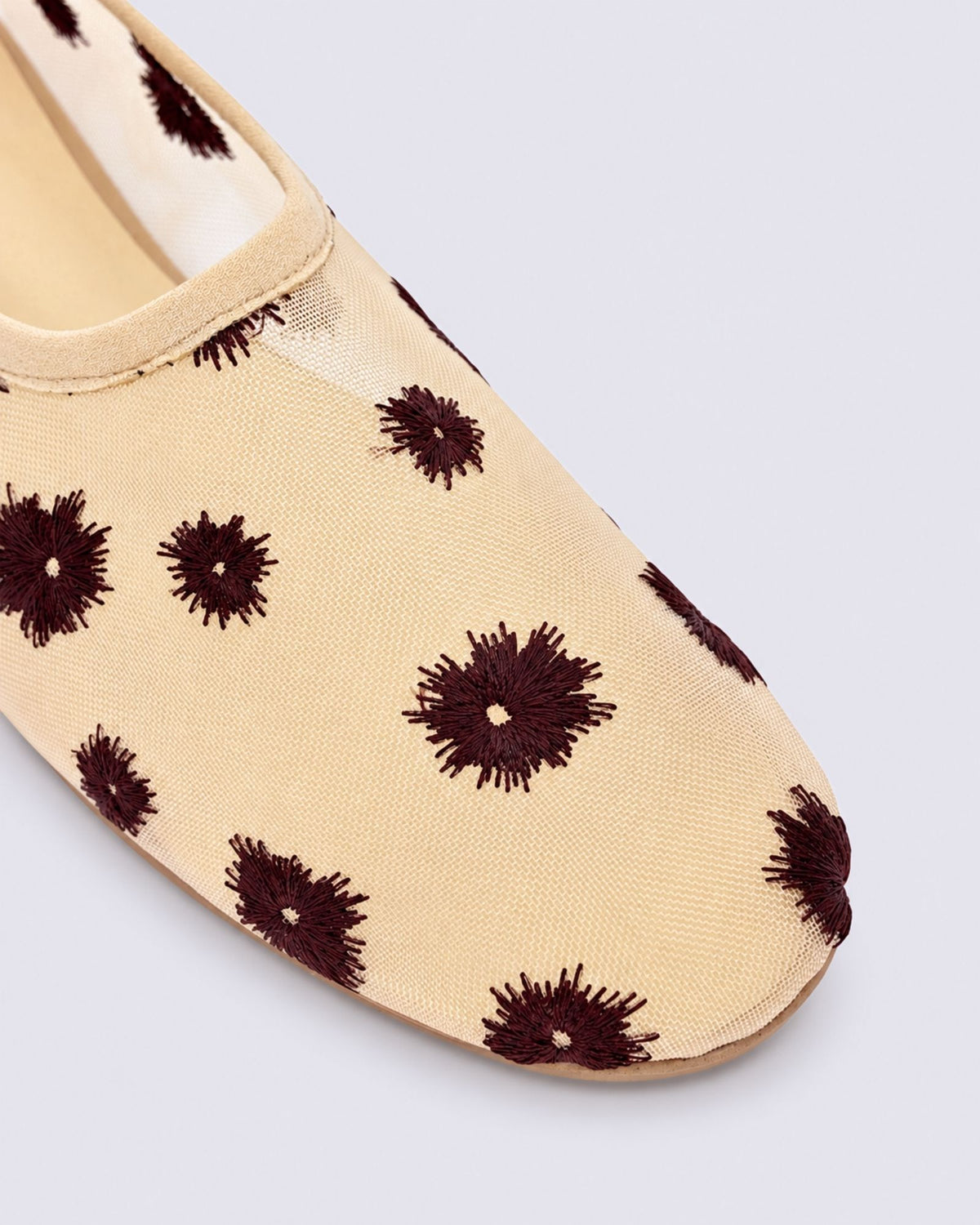 UNDEEN BALLET FLATS CAMEL/CHOC