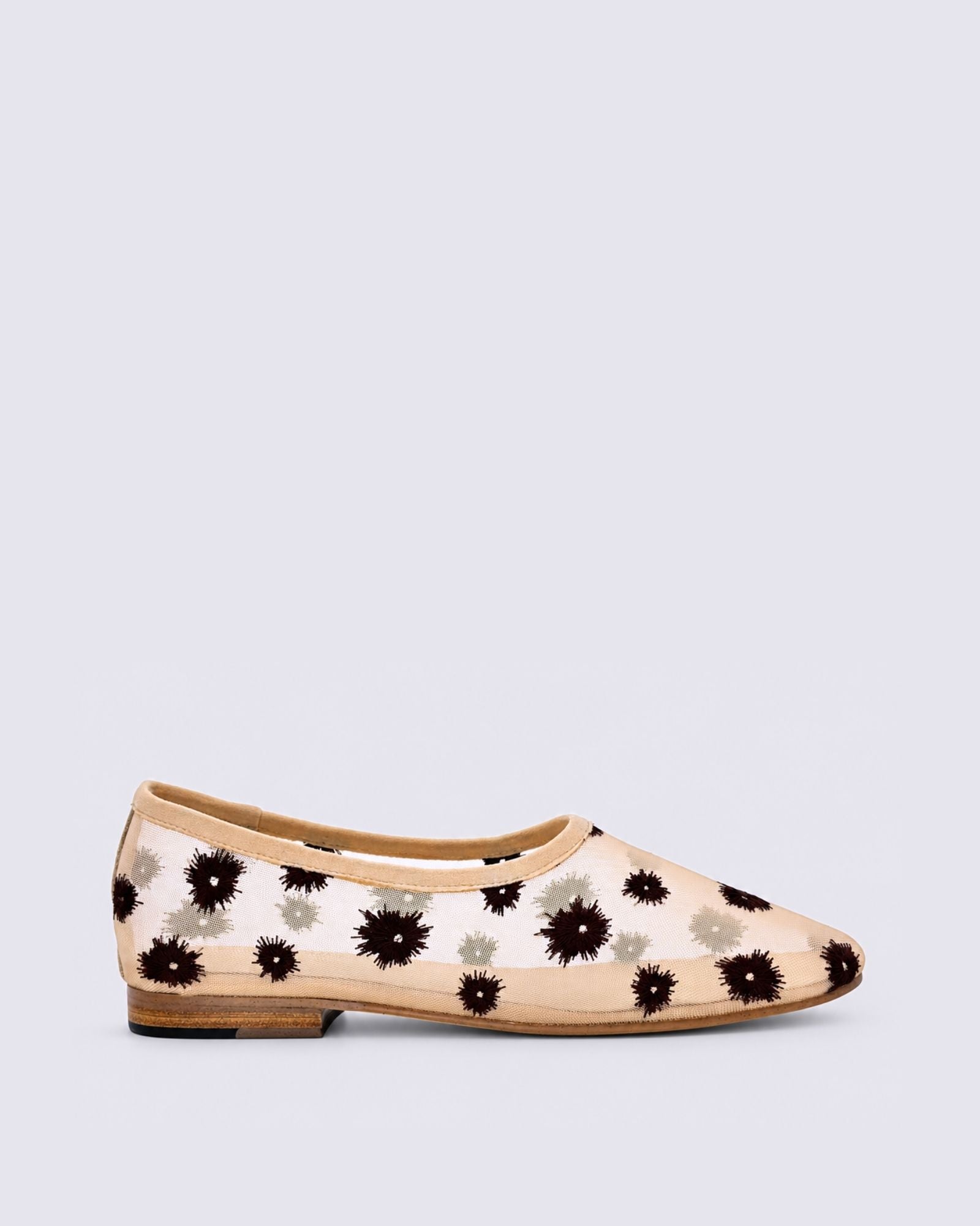 UNDEEN BALLET FLATS CAMEL/CHOC