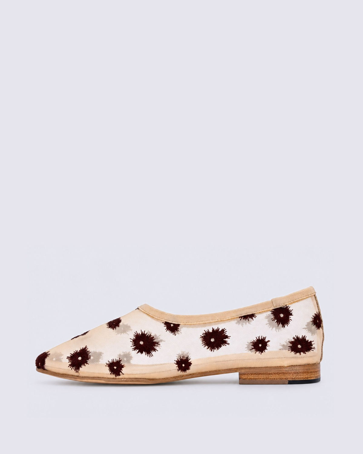 UNDEEN BALLET FLATS CAMEL/CHOC