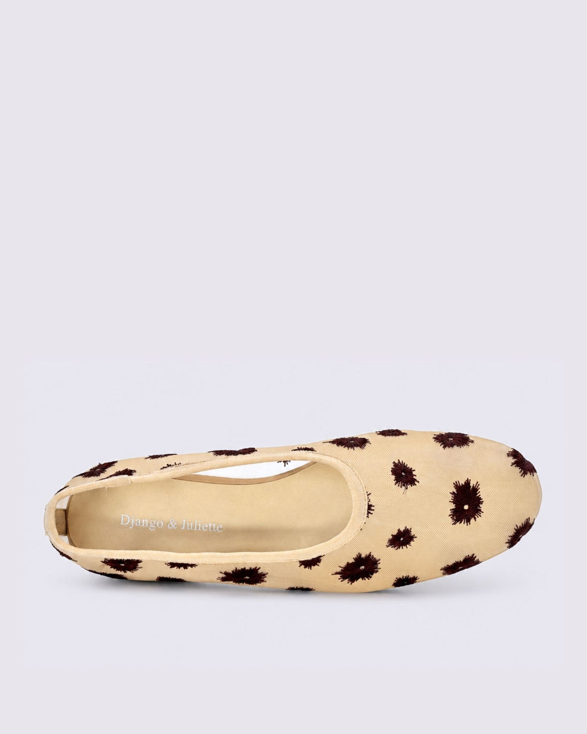 UNDEEN BALLET FLATS CAMEL/CHOC