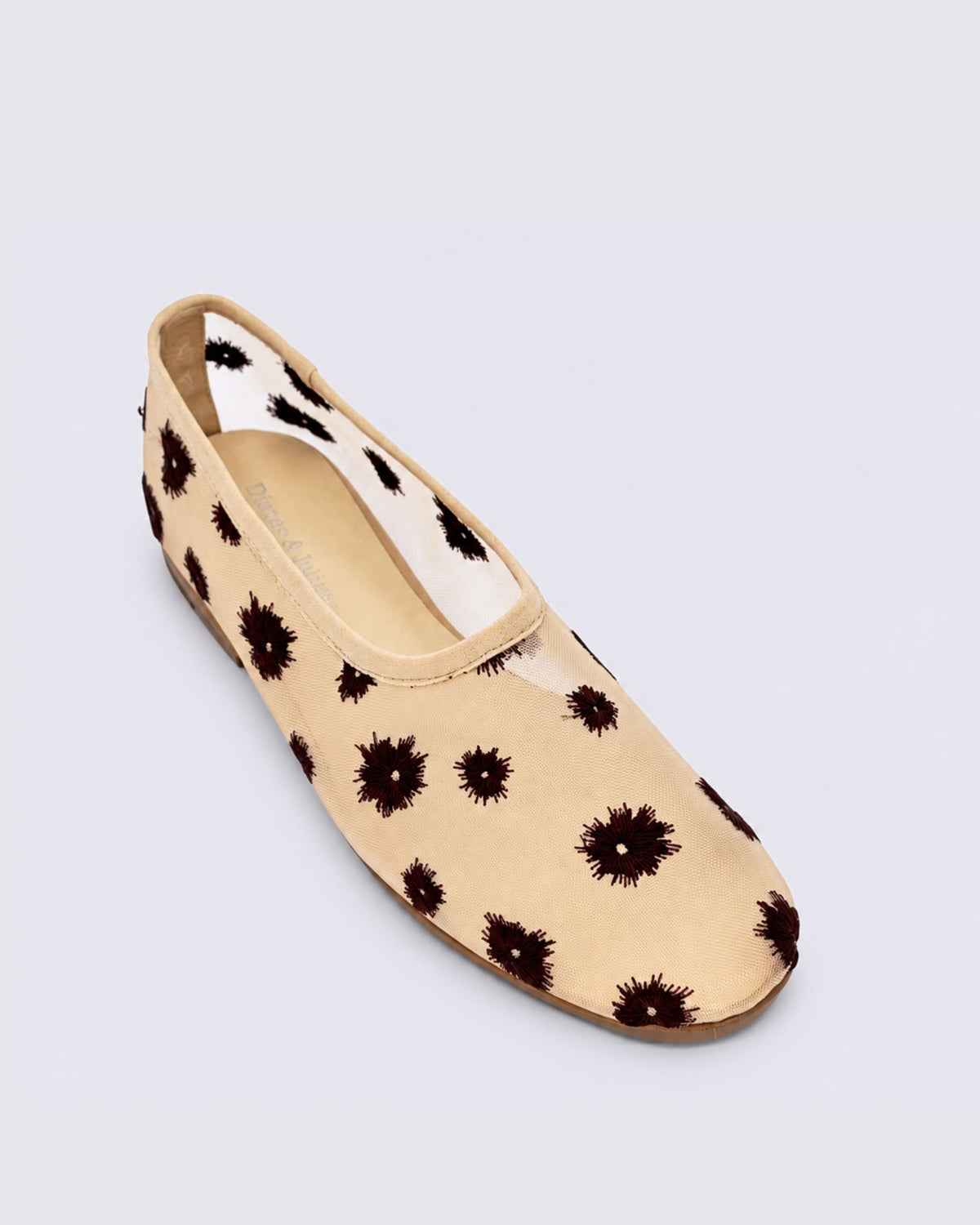 UNDEEN BALLET FLATS CAMEL/CHOC