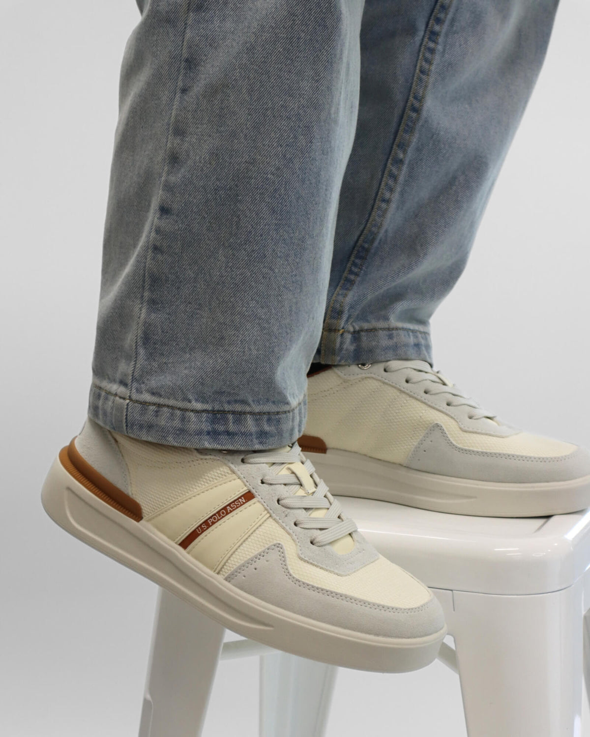 NATE MENS SNEAKERS BEIGE