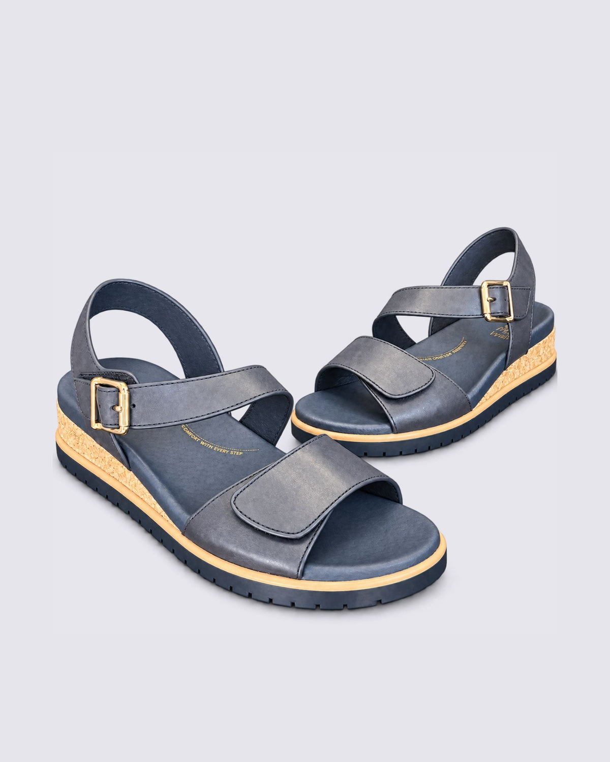 VAMSY W-ZR SANDALS NAVY/NAVY