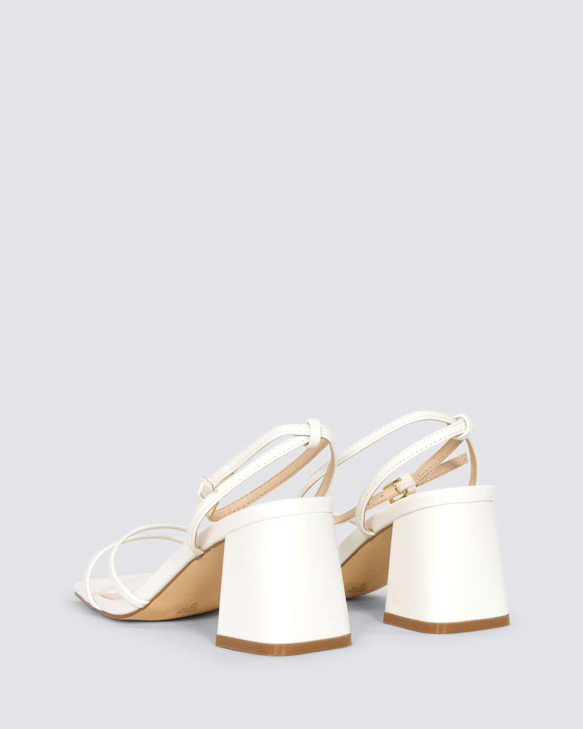 STEVIE BLOCK HEELS CHALK