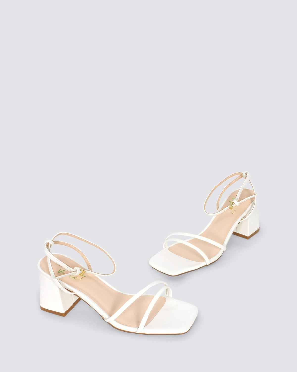 STEVIE BLOCK HEELS CHALK