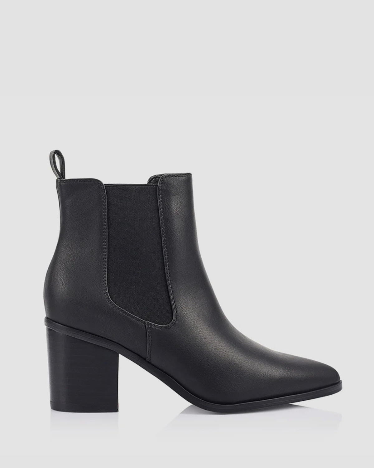 ABBIE CHELSEA ANKLE BOOTS BLACK