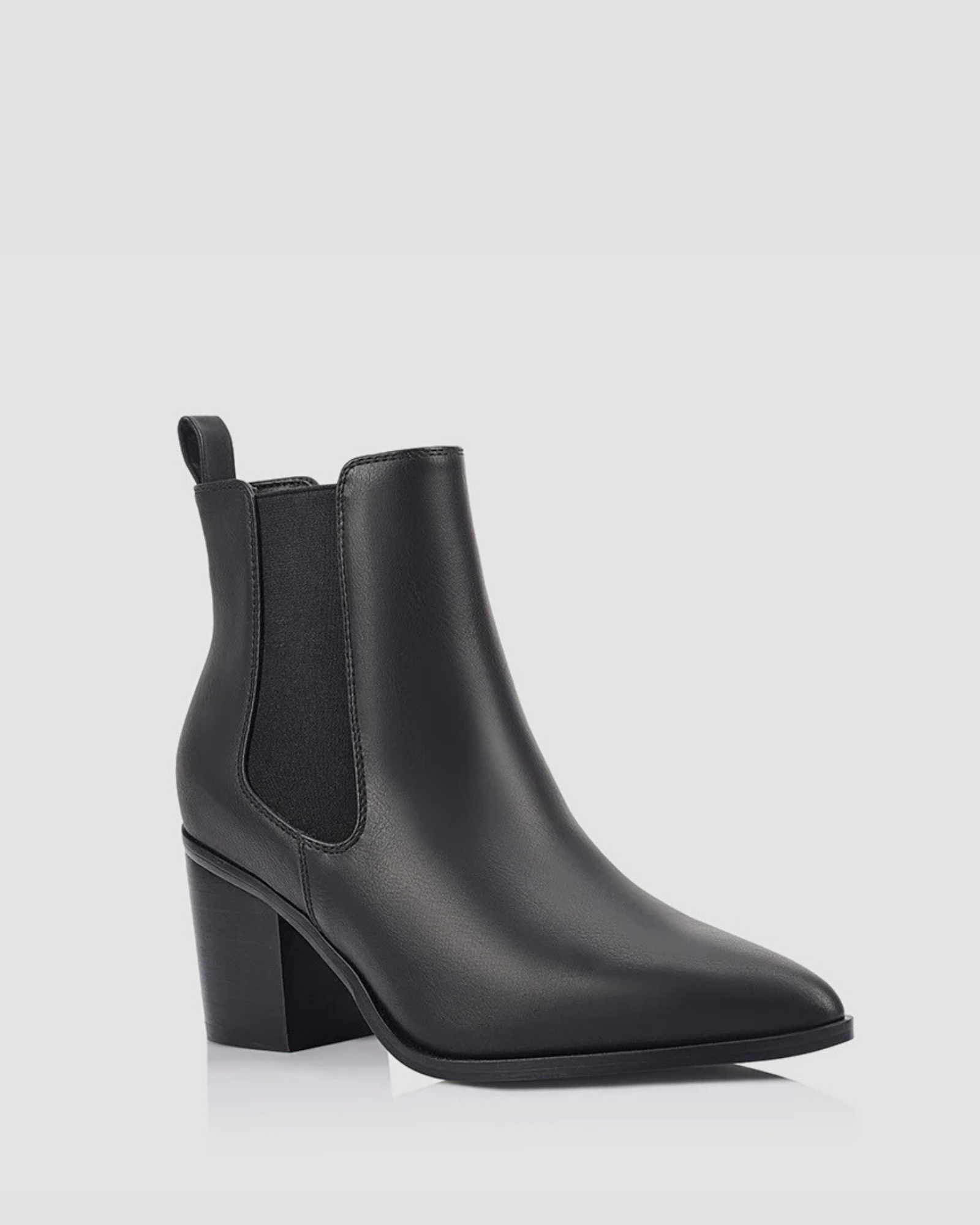ABBIE CHELSEA ANKLE BOOTS BLACK