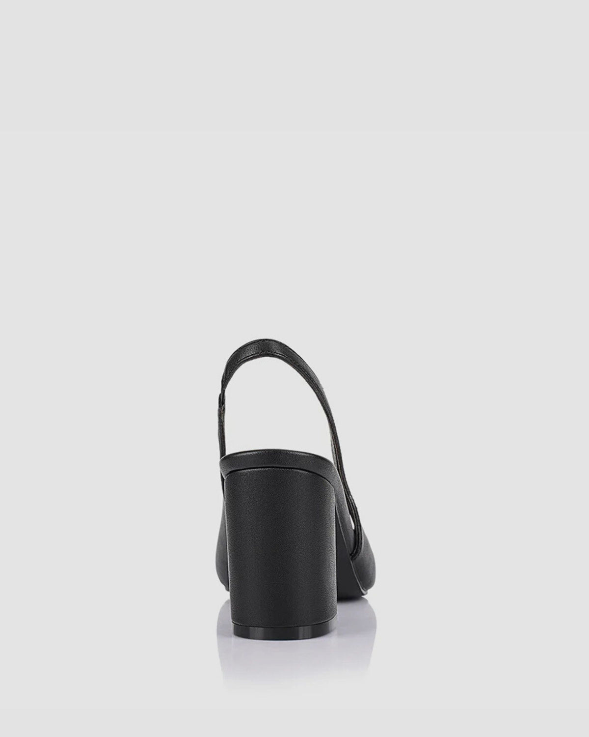 ELISHA SLINGBACK BLOCK HEELS BLACK