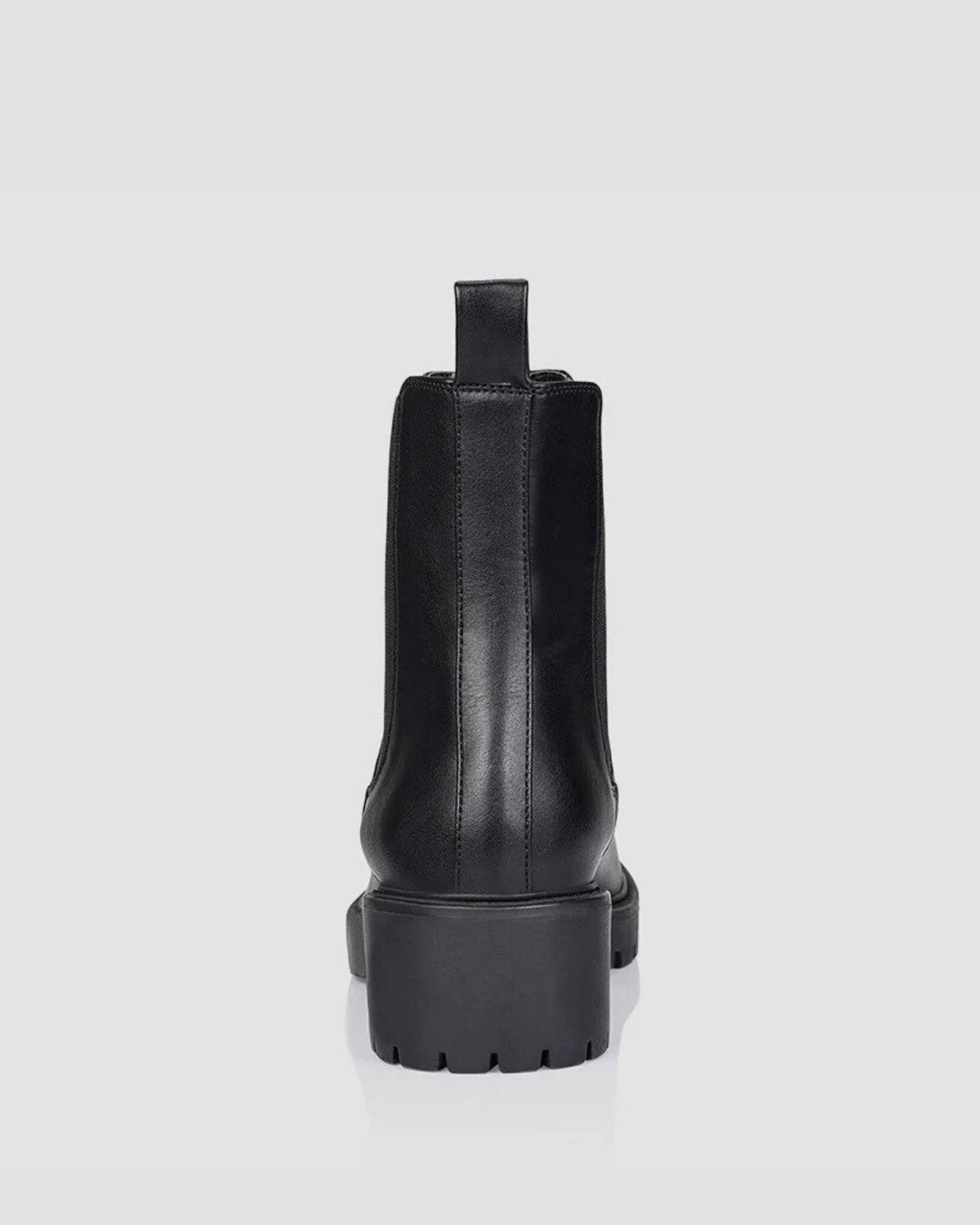 JACE CHELSEA COMBAT BOOTS BLACK SMOOTH