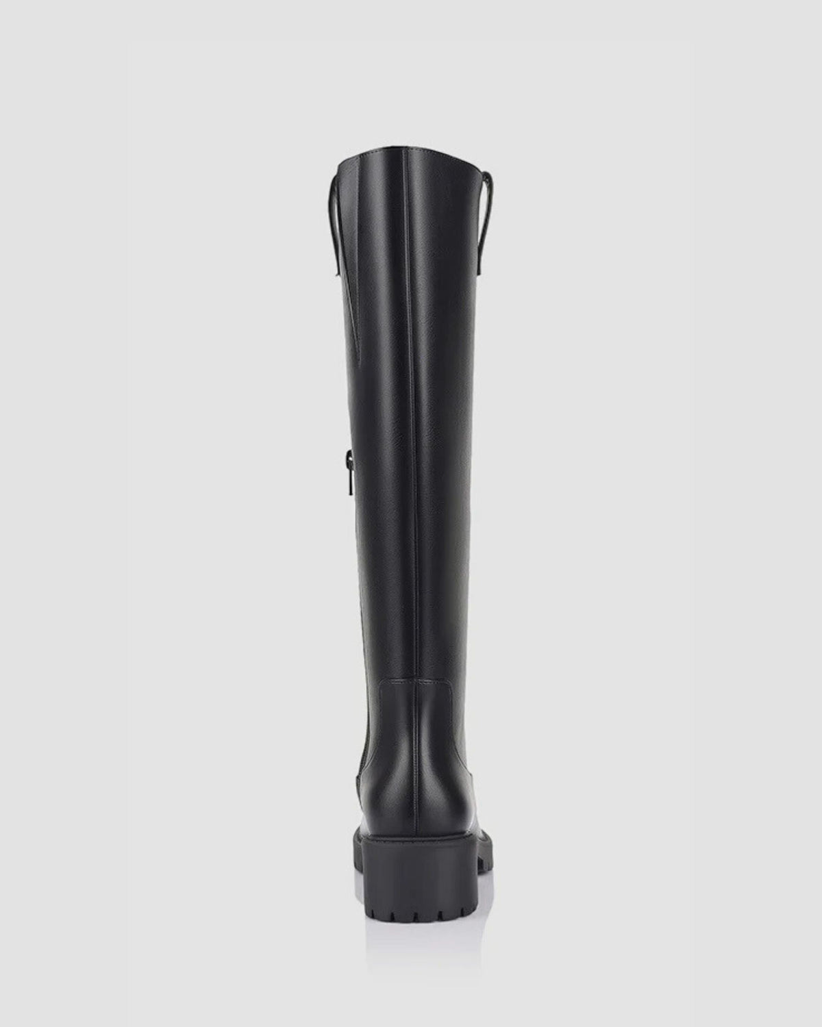 JAILYN CHUNKY KNEE HIGH BOOTS BLACK