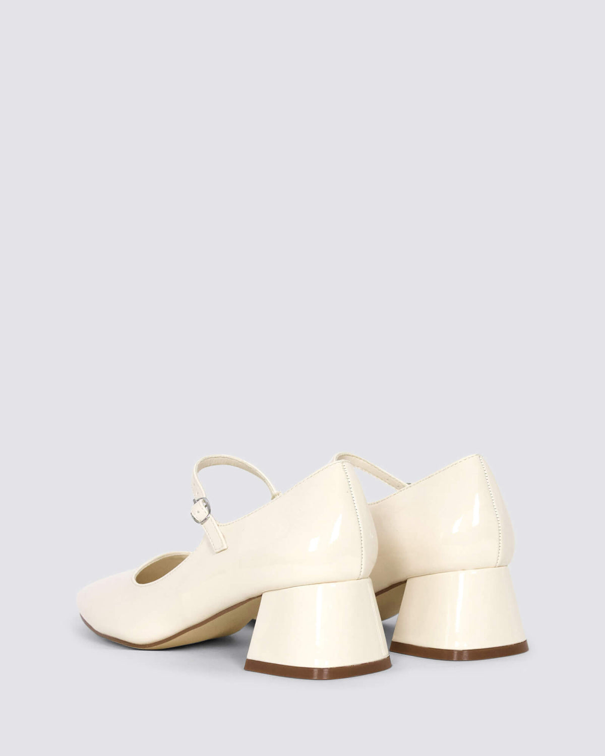 KENNA MARY JANES BONE WHITE PATENT