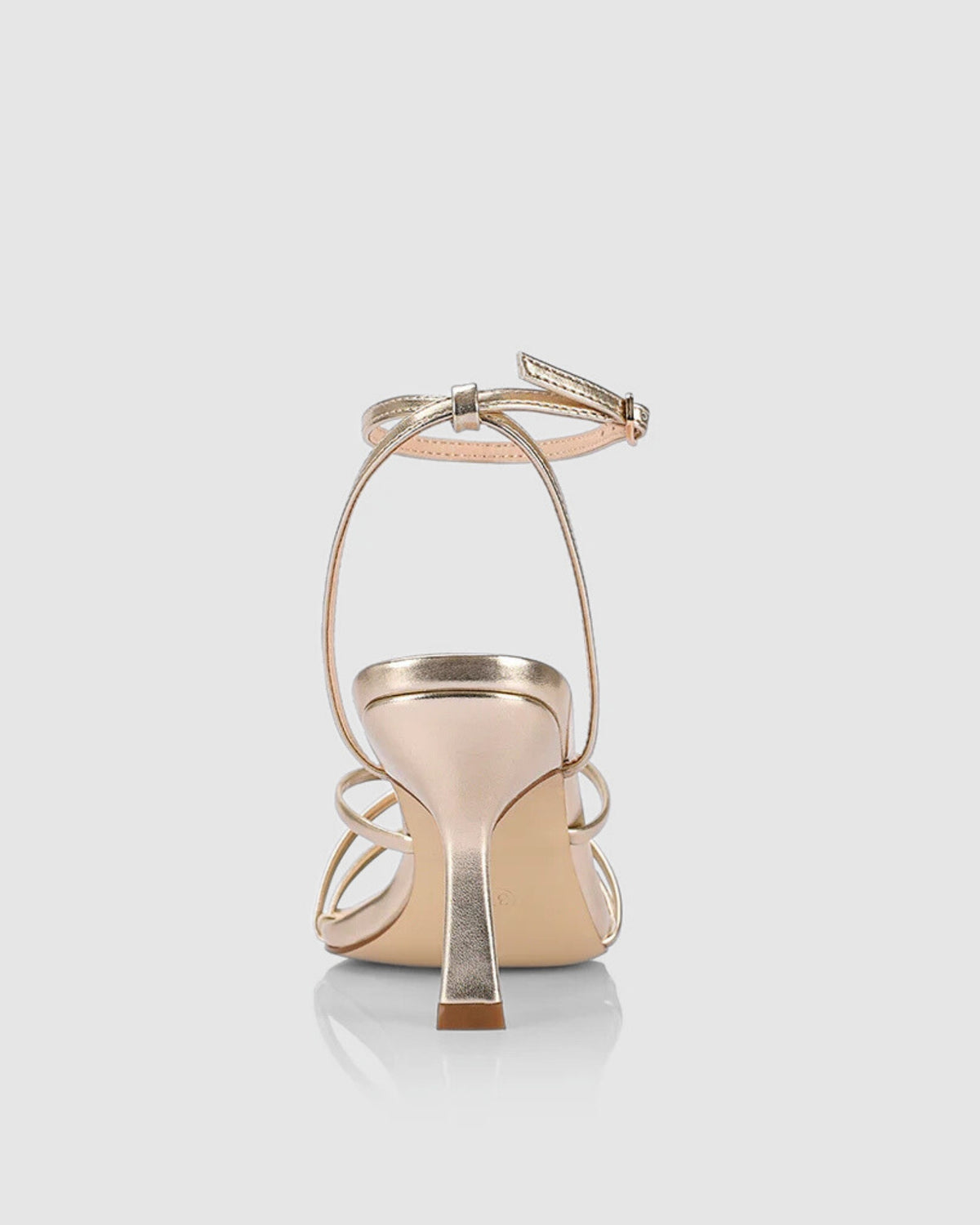 PENELOPE STRAPPY HEELS CHAMPAGNE GOLD
