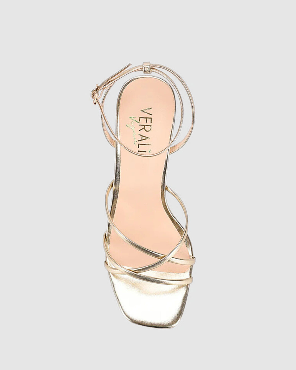PENELOPE STRAPPY HEELS CHAMPAGNE GOLD