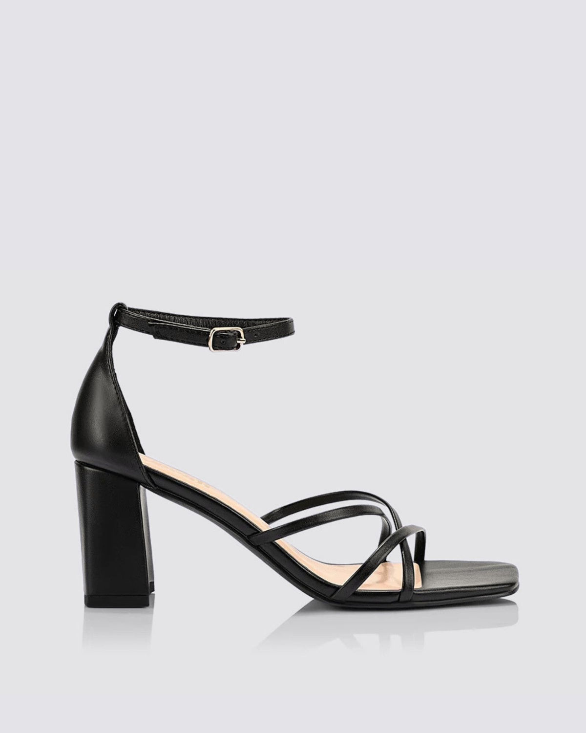 NELLY BLOCK HEELS BLACK