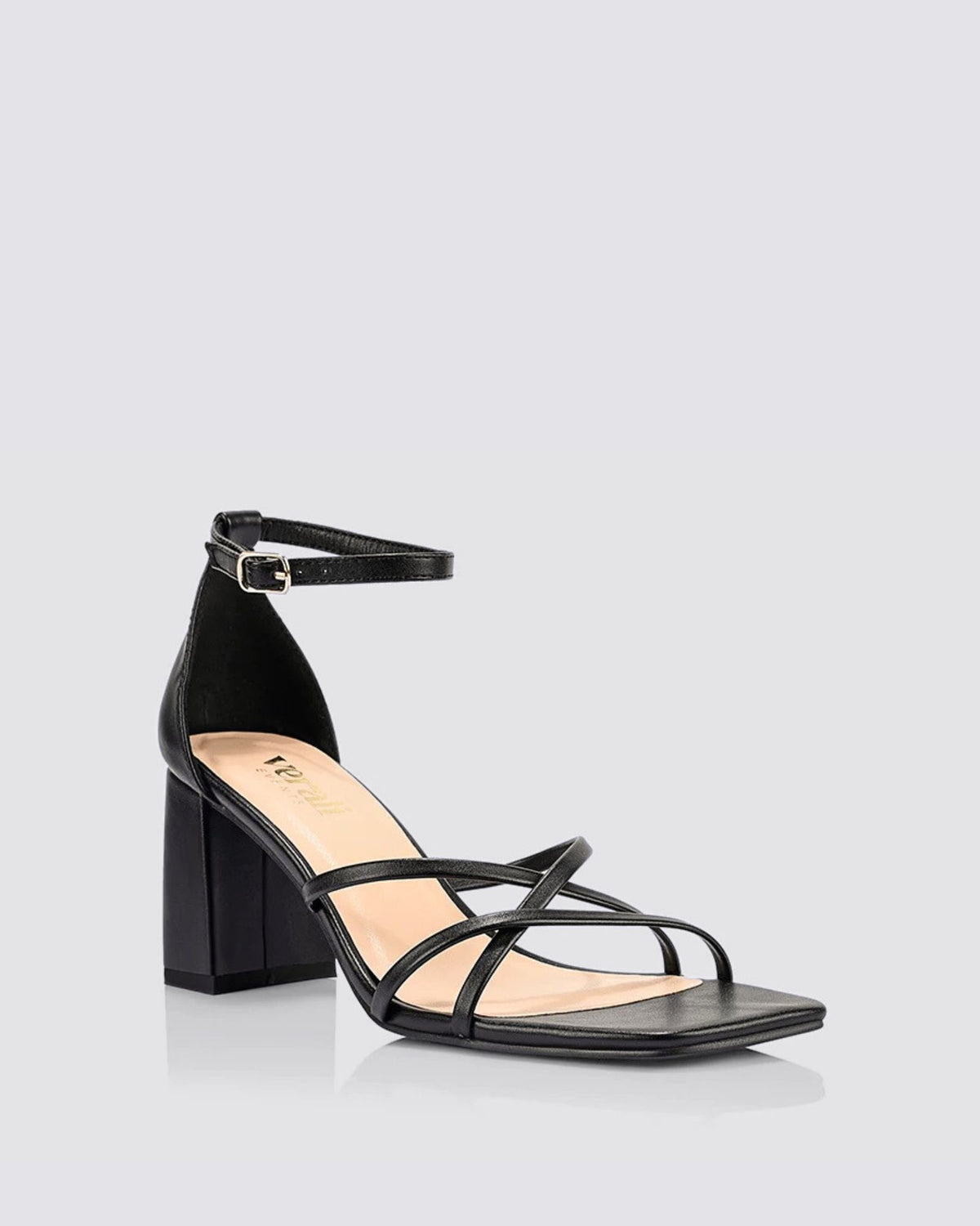 NELLY BLOCK HEELS BLACK