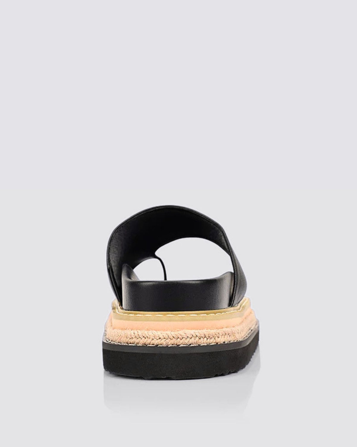 THOR FLATFORM SANDALS BLACK
