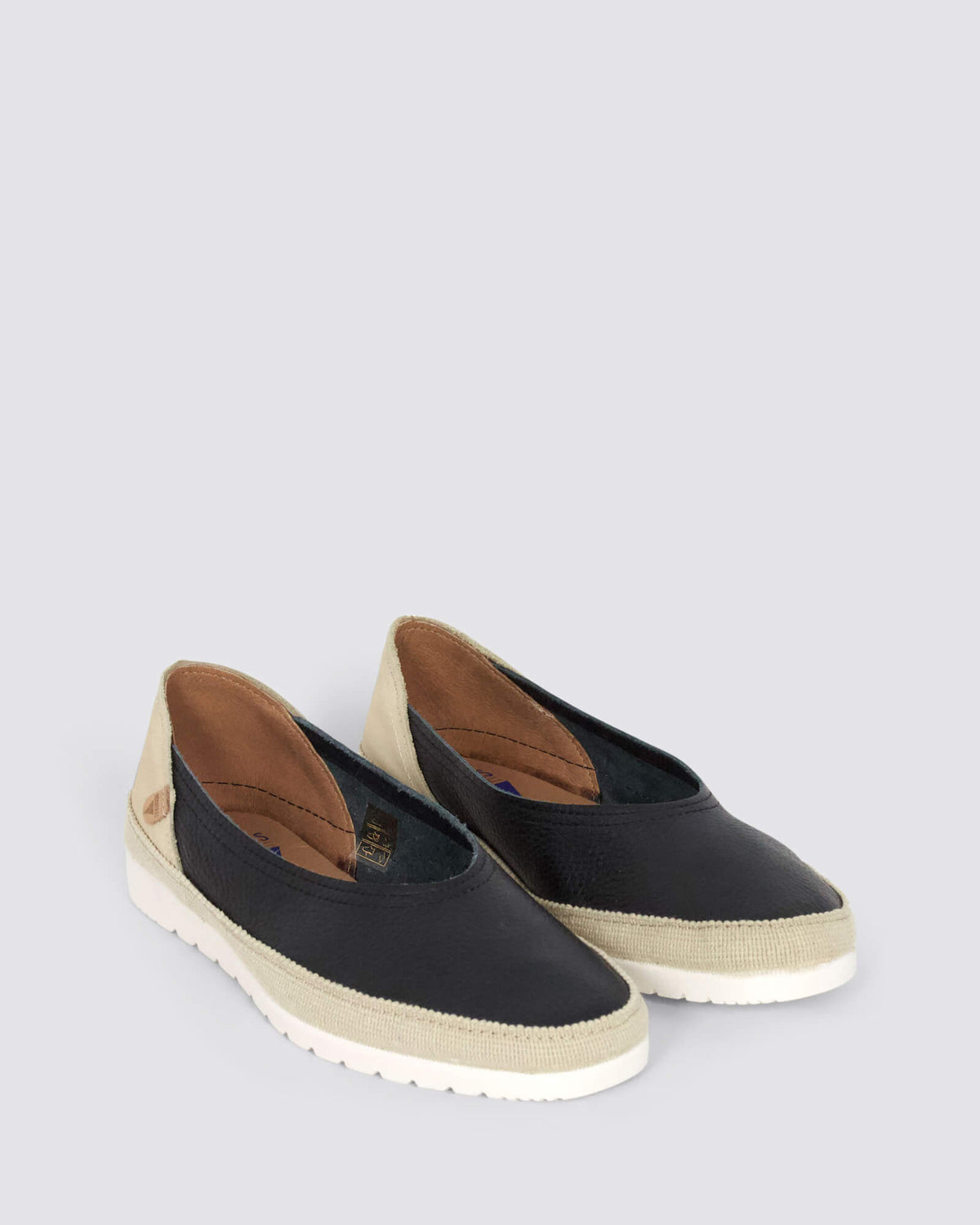 NOELIA FLATS BLACK LEATHER