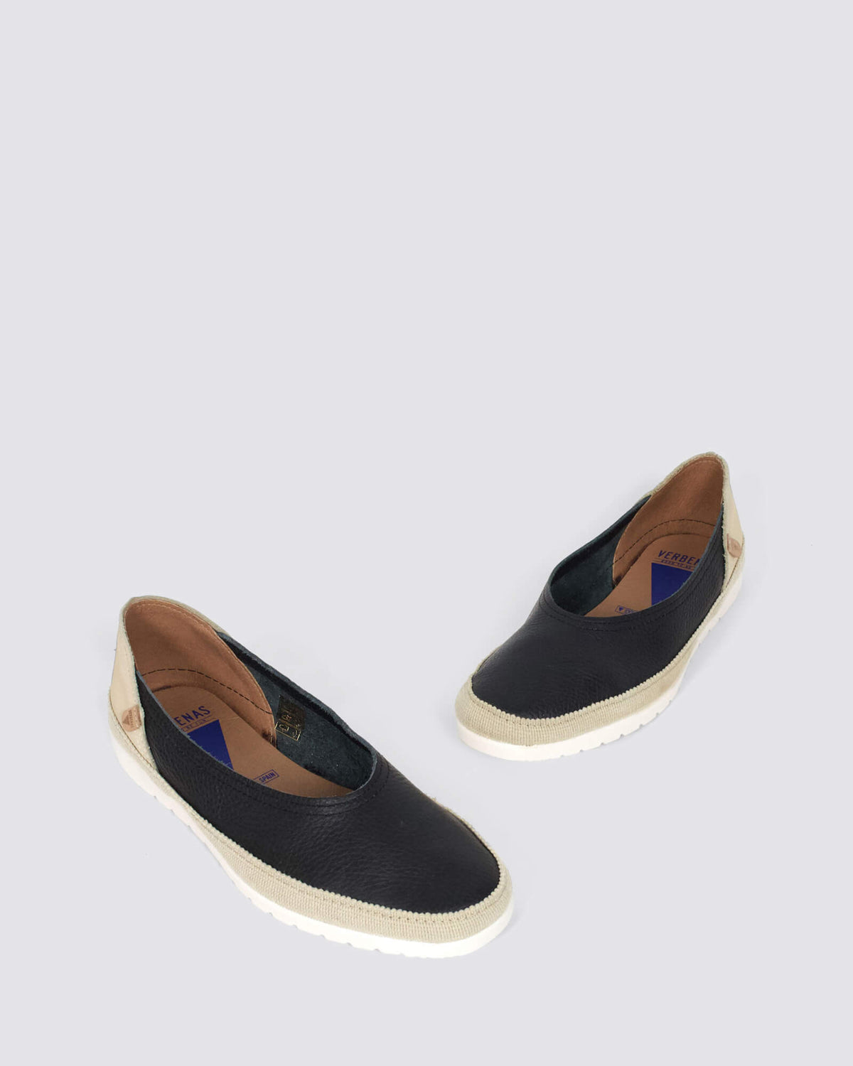 NOELIA FLATS BLACK LEATHER