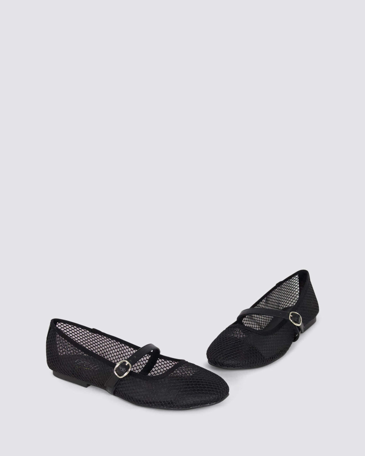 BAMBAM MARY JANES BLACK MESH