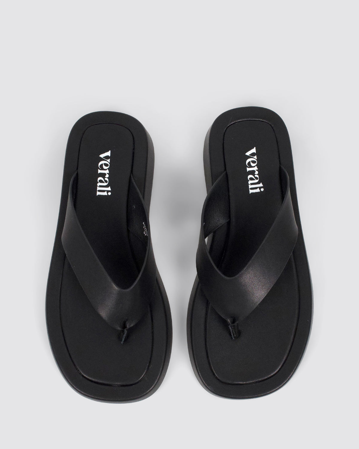 BOUNCER II FLATFORM THONGS BLACK