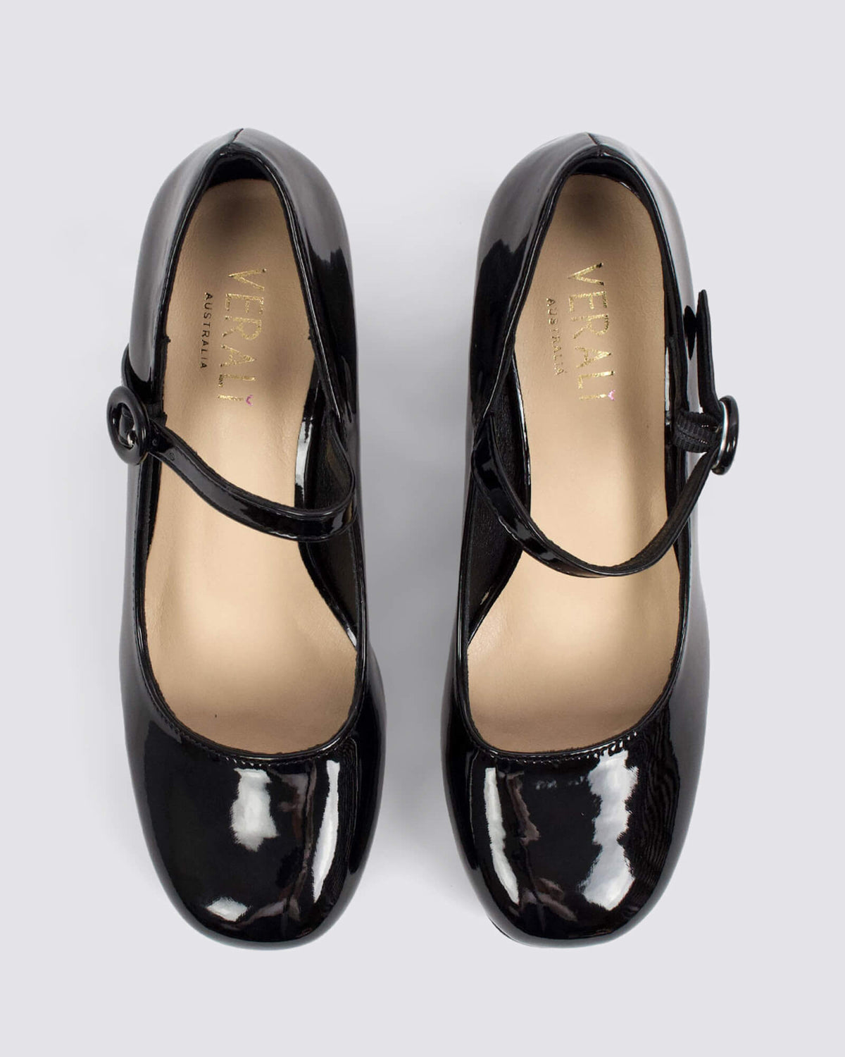 HENNESSY MARY JANE PLATFORM BLACK PATENT