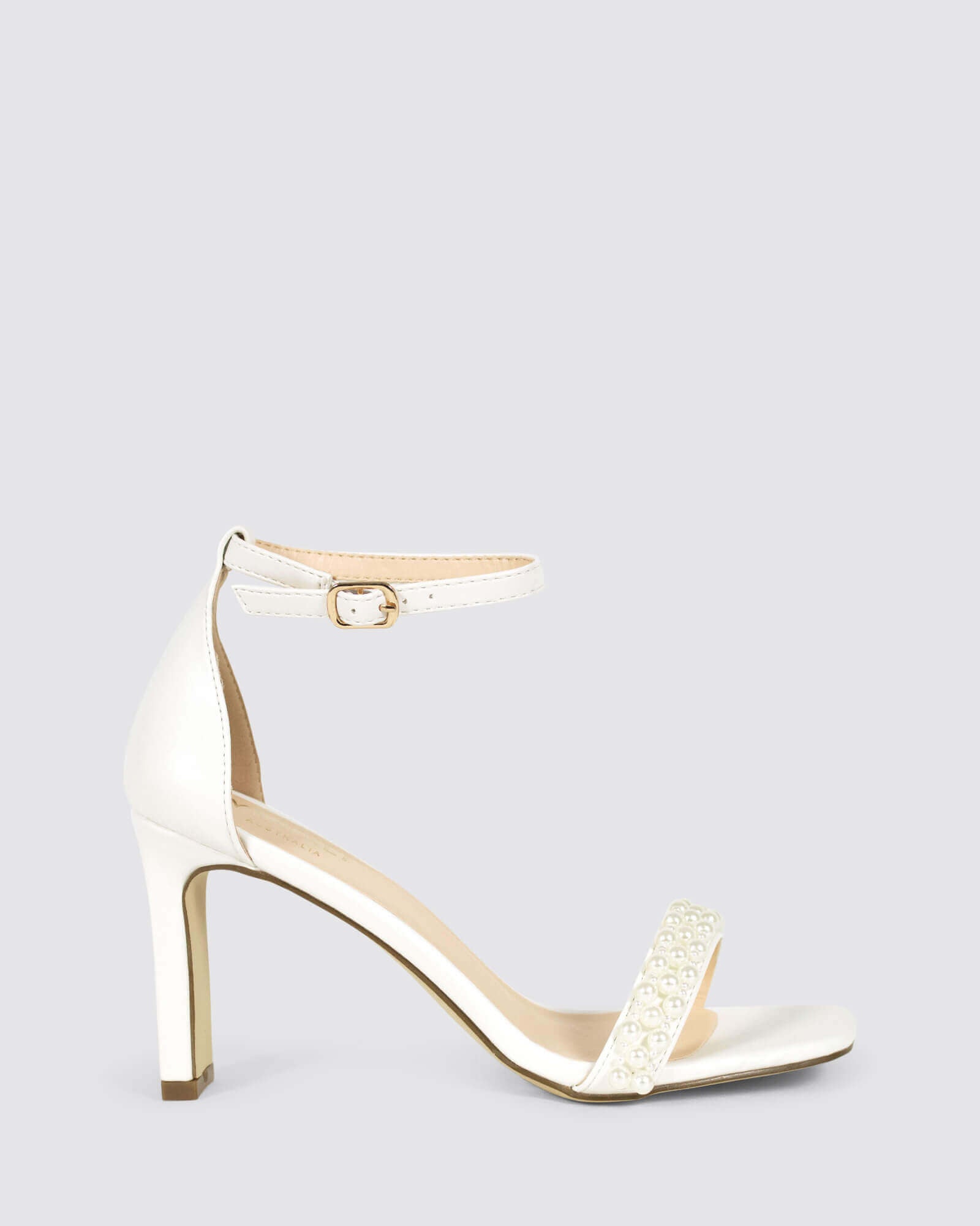 KAITLYN HEELS CHALK PEARL
