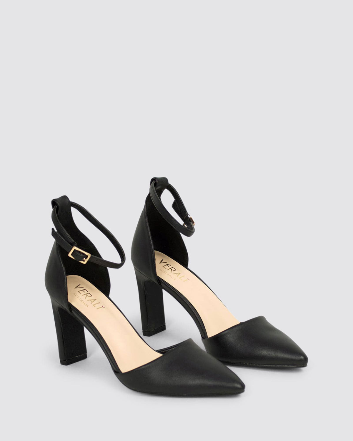 KITRA HEELS BLACK SMOOTH