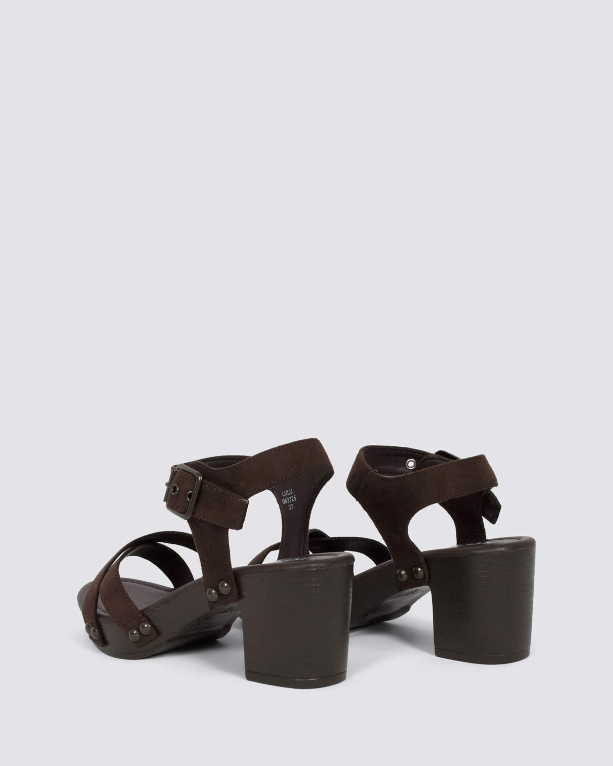 LULU CLOG HEELS CHOCOLATE BROWN