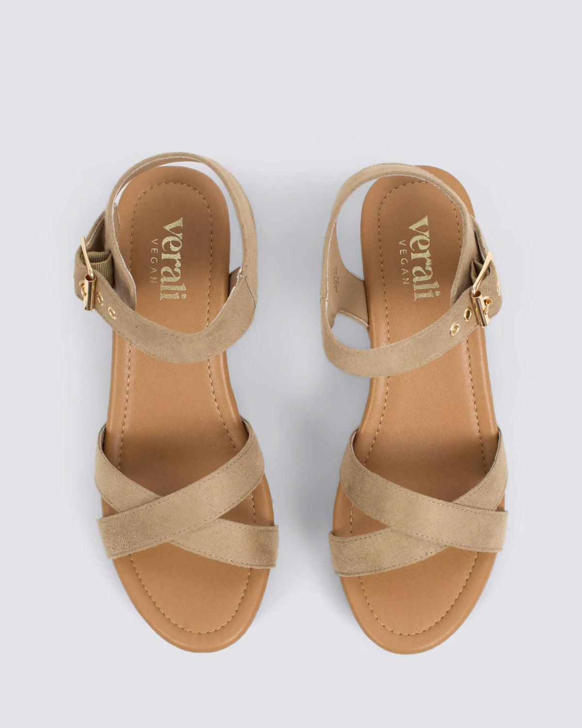 LULU CLOG HEELS TAUPE MICRO