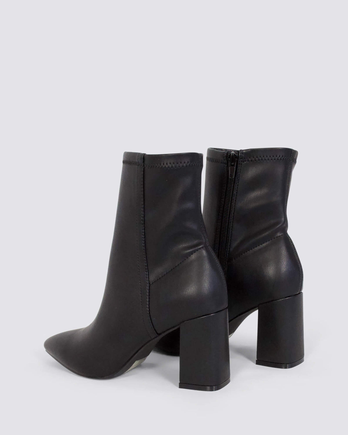 MAX ANKLE BOOTS BLACK STRETCH