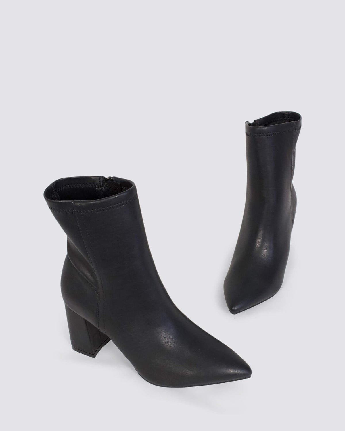 MAX ANKLE BOOTS BLACK STRETCH
