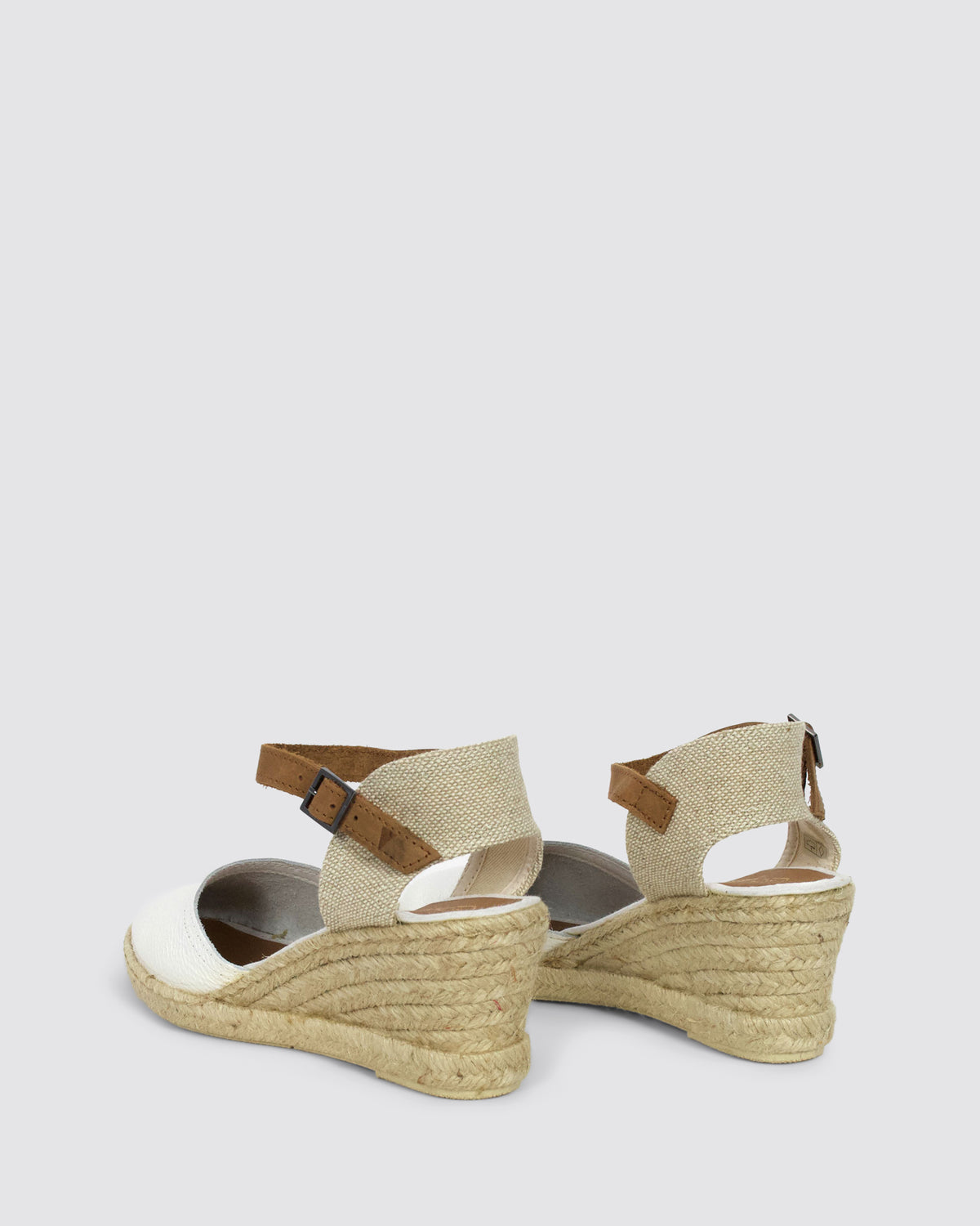 MALENA WEDGE SANDALS WHITE