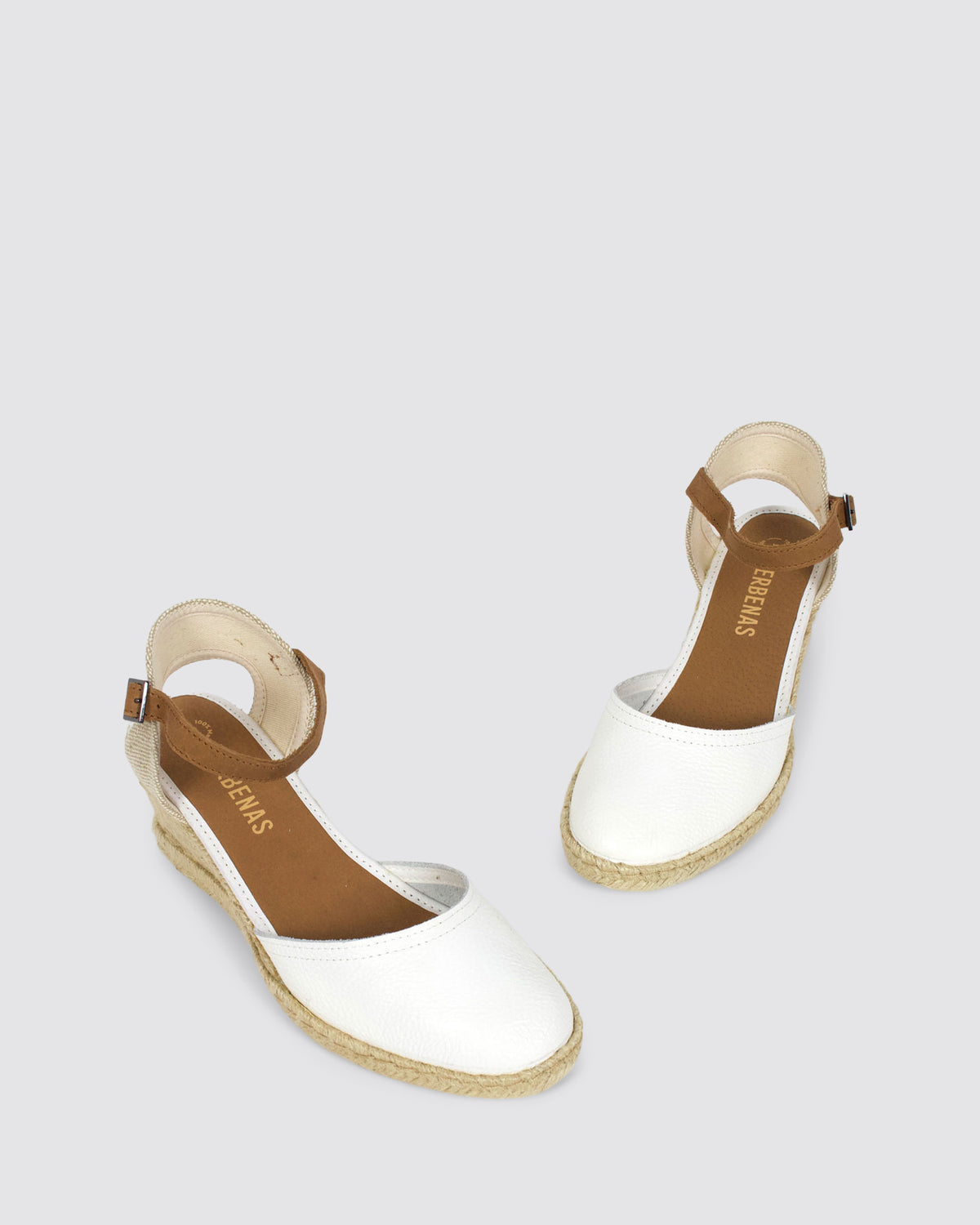 MALENA WEDGE SANDALS WHITE