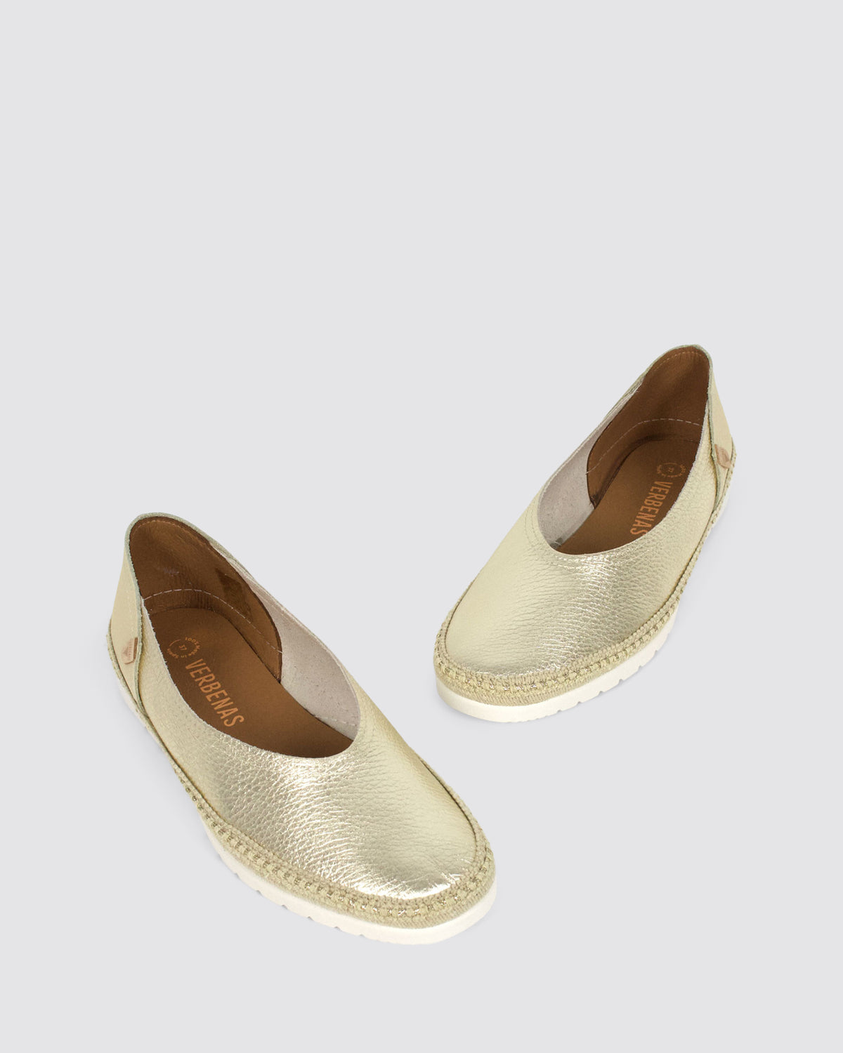 NOELIA FLATS ORO LEATHER