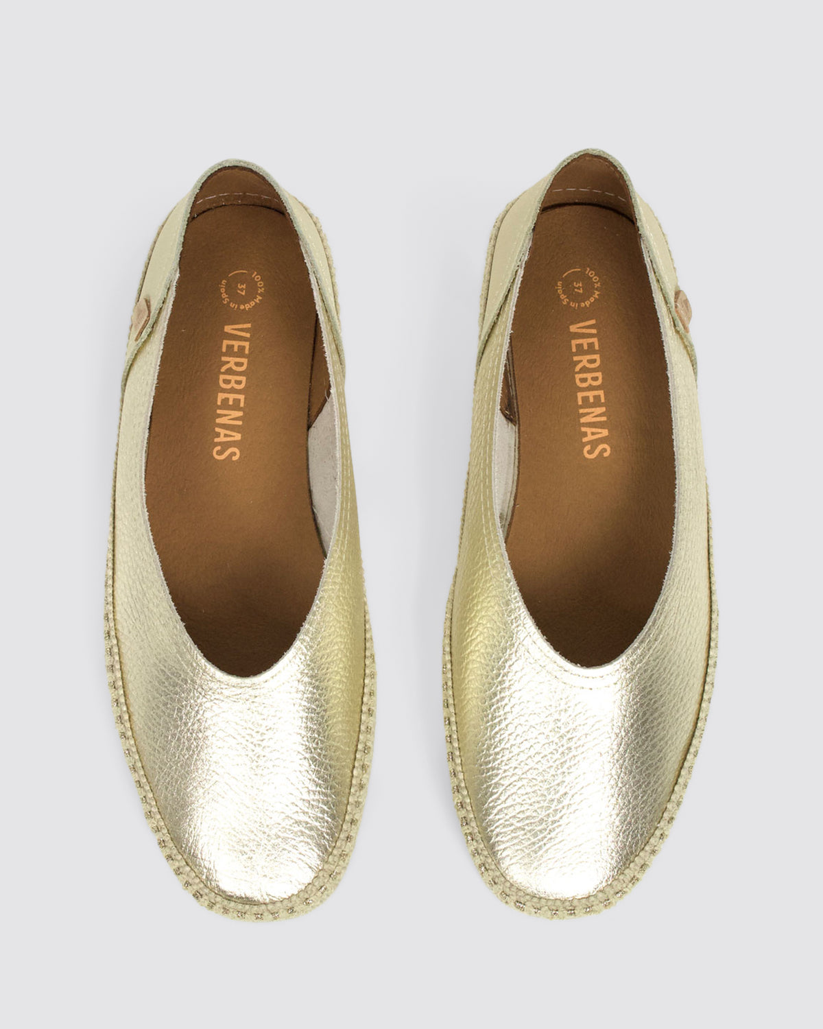 NOELIA FLATS ORO LEATHER