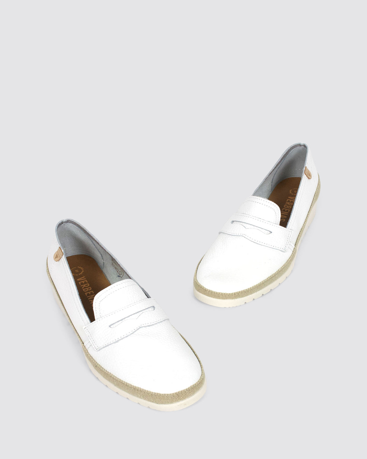 THALIA WEDGE LOAFERS WHITE