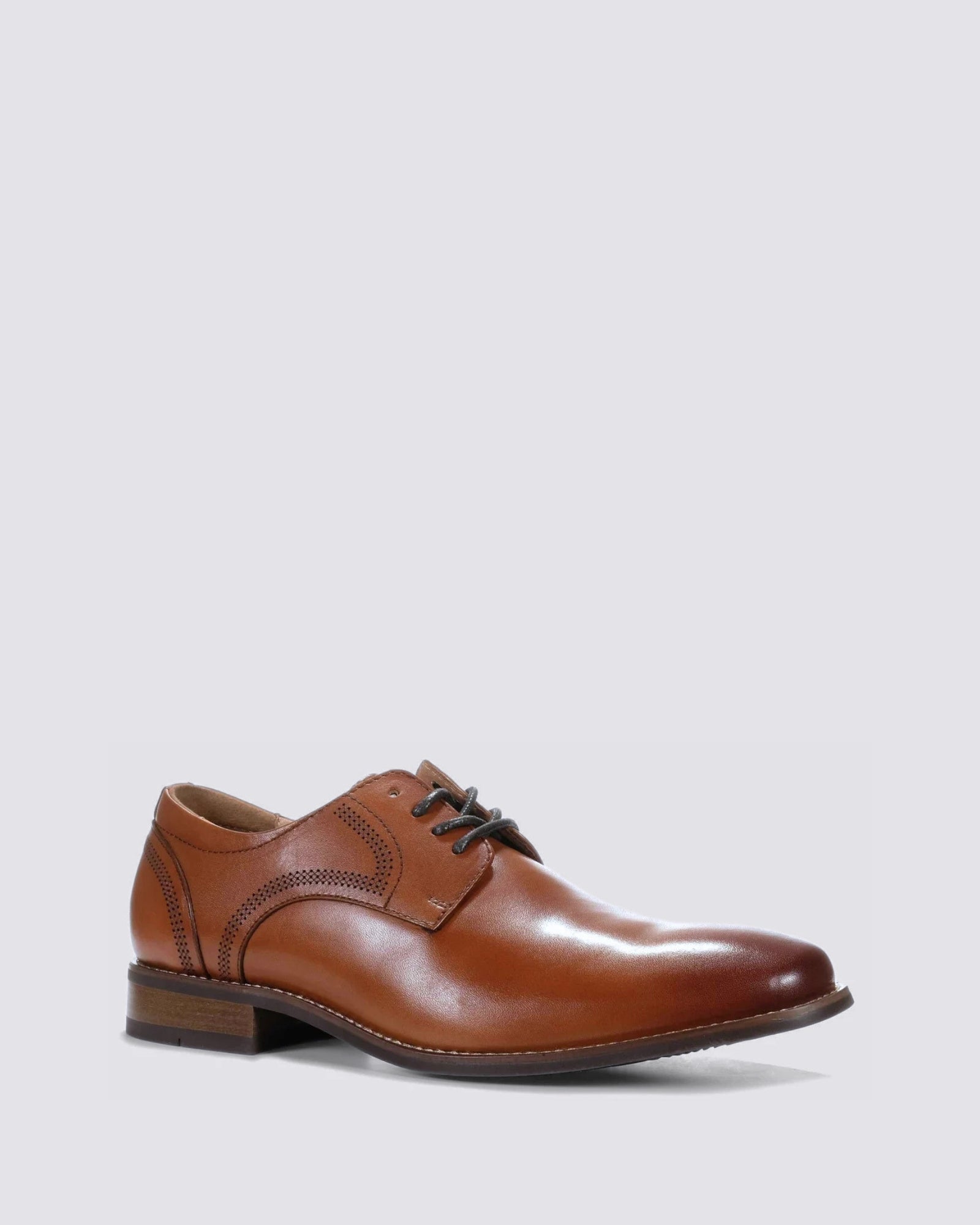 WHALE II MENS DRESS SHOES TAN BURNISH